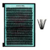 Lash Clusters 320Pcs 60D Eyelashes Cluster D Curl Individual Wispy