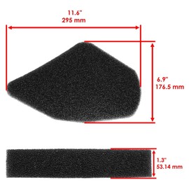 Powersports Replacement Air Filter – High-Flow Engine Filter for ATV, UTV, Motorcycle & Scooter For Foam Air Filter Element For Ski-Doo Summit 600 Sport XP 2014-2016 Mod-C-C-AF-1510