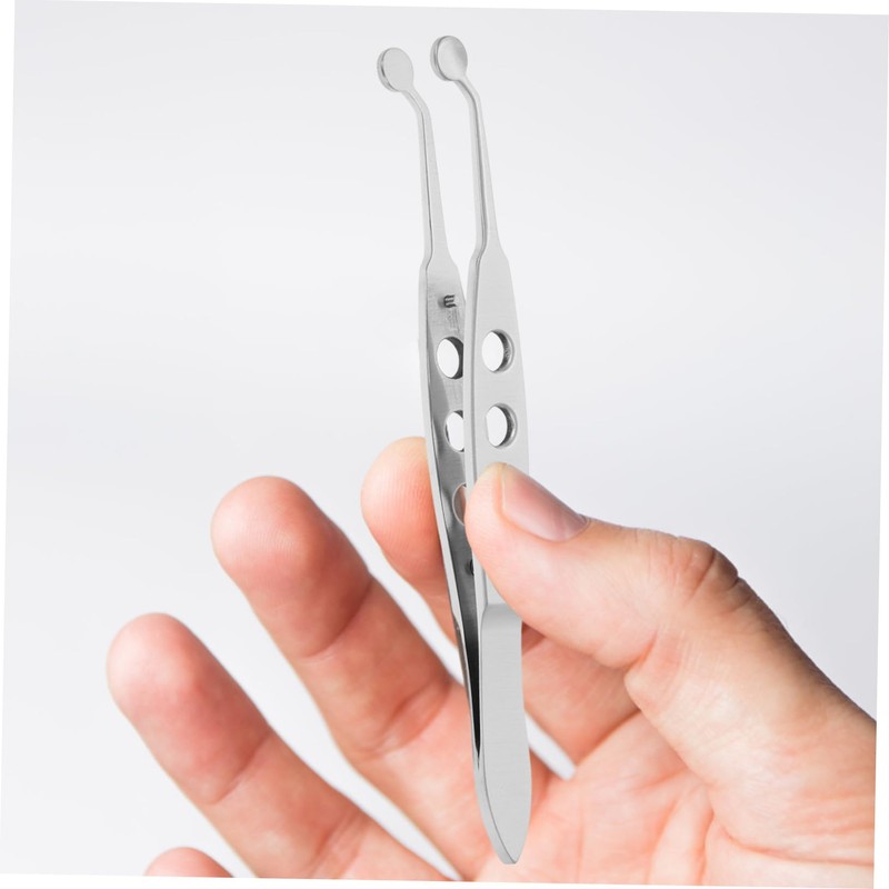 Ipetboom Gland Massage Tweezers Eye Remover Tool Eyelid Tweezers Round