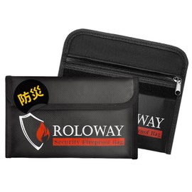 Fireproof Bag, Collecting Bag, Document Storage Case, Handbag, Waterproof, Fireproof, Storable, Property Storage Case, Fireproof Zipper, Safe Storage Bag, Cash Storage, Strongest Disaster Prevention