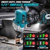 Cordless Impact Wrench 1/2 inch for Makita Battery 900FT-LBS with
