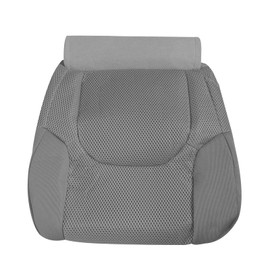 Zieichy Left Front Driver Side Bottom Replacement Cloth Seat Cover Steel Gray Compatible with Nissan Frontier 2005 2006 2007 2008 2009 2010 2011 2012 2013 2014 2015 2016 2017 2018 2019