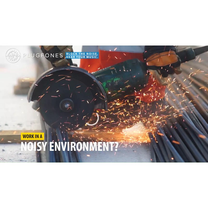 Plugfones FreeReign Bluetooth Ear plug Ear buds Work Headphones Industrial