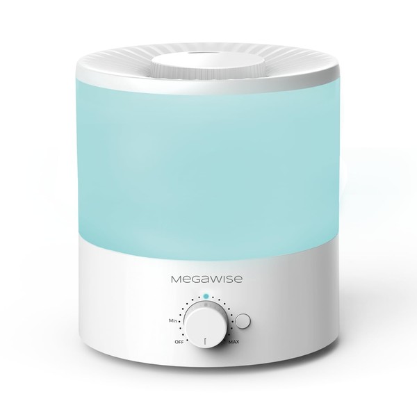 MegaWise Ultrasonic Cool Mist Humidifier SK7620 - 1.5L Capacity, Whisper-Quiet