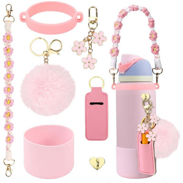 Comprehensive Compatible Owala Accessories Bundle: Silicone Boot for 24oz &