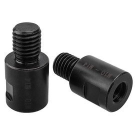 Yakamoz 2 Pcs Angle Grinder Attachment M10 Female to M14 Male Thread Adapter Converter for Hole Opener Angle Grinder, Wire Wheel Drill Adapter Tool