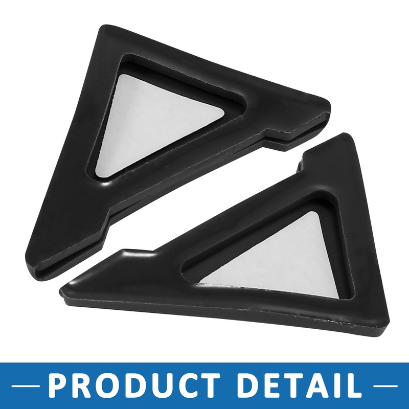 A ABSOPRO Car Door Corner Edge Guard Bumper Protector Black