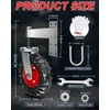 8 Inch Gate Wheel, Heavy Duty 600LB Capacity for Metal