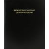 BookFactory Broker Trust Account Ledger Notebook - 120 Page, 8.5''x11'',