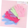 Ipetboom Nylon Finger Bath Gloves Set Lace Bath Cap Soft