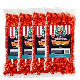Hot Cheddar Popcorn by Wisco Pops, 4.2 Oz Wisconsin Cheese Flavored, Gourmet Snack
