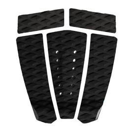 Abahub 5 almohadillas para orejas de tracción de EVA para tabla de surf con kicker para tablas de patineta, tablas de surf, tablero de pescado, negro