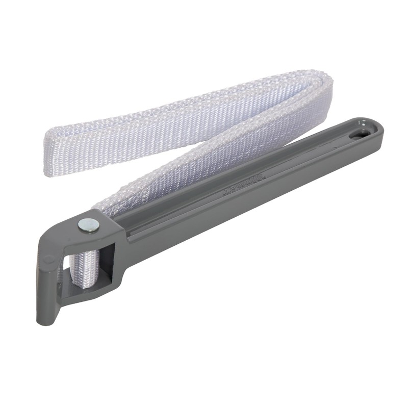 HOMEGOAL 12 Inch Handle Strap Wrench, Adjustable Anti-sliding Pipe Wrench,