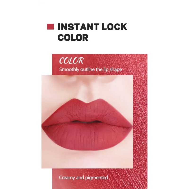 Set De Lápiz Labial Mate Natural De Larga Duración Para