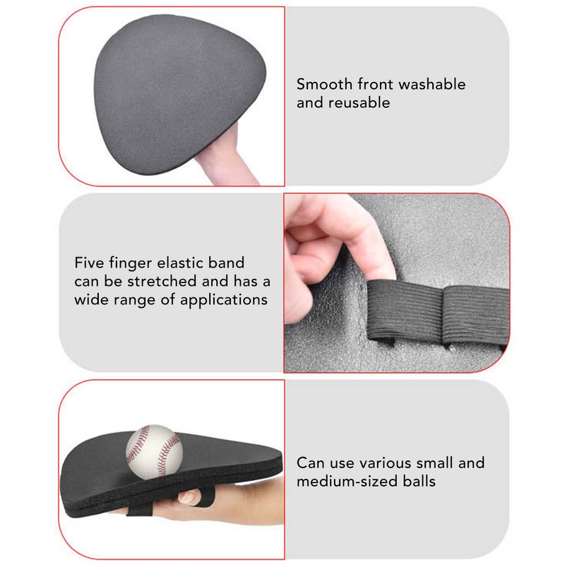 Baseball Catcher Training Glove Foam Fielding Trainer Quik Hands Batting