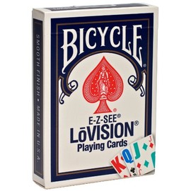 Bicycle Baraja de Cartas E-Z See/Lo- Vision
