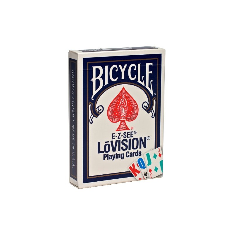 Bicycle Baraja de Cartas E-Z See/Lo- Vision