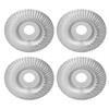 4 Pcs Grinder Wheel Disc 16mm Stainless Steel Rapid Carving