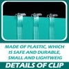 Blulu 3 Inch Valance Clips Window Blind Hidden Clip Clear