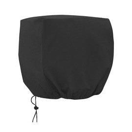 Lyaciomn 420D Silver-Coated Outboard Motor Protective Cover, Waterproof and Dustproof Motor Engine Half Cover, XL: 50-115HP Easy Install