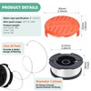 CAMPGEEKS Strimmer Spool for Black and Decker,String Trimmer Spools, weed