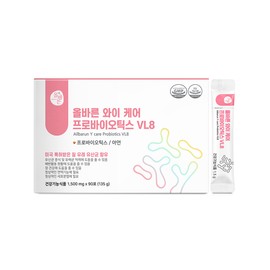 ALLBARUN (self-produced product) Correct Y Care Probiotics VL8 90 sachets, 1 piece / 올바른 와이 케어 프로바이오틱스 VL8 90포, 1개