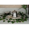 Cafe Olé AHT-018 Tea Pot, Stainless Steel, Silver, 18oz