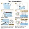TAILI Vacuum Storage Bags 4 Pack, Extra Large Cube (40x28x18x18