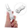 WOONEKY Golf Green Fork Tool Divot Training Repair Tool Portable