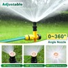 UCINNOVATE Garden Sprinkler, 360°Rotation Lawn Sprinklers, Garden Above Ground Sprinkler
