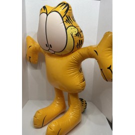 Vintage Garfield 2002 Inflatable Blow Up RI Novelty Paws Large Orange Cat