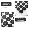 KOMBIUDA Billiards Stickers Pool Table Necessity Patches 2 Sheets of