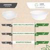 Love Nature Disposable Soup Bowls, 500 ml, Made of Sugar