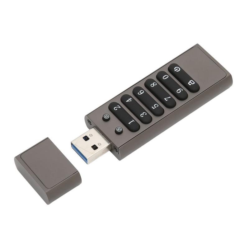 Encrypted USB Drive Secure Encrypted Button USB3.1 100MByet/s High Speed