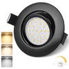 GeyouLux IP44 LED Downlights Dimmable 3000K Warm 4000K Neutral 6500K