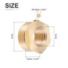 DTGN G1/2 Female x G1/4 Male Brass Pipe Fitting Set