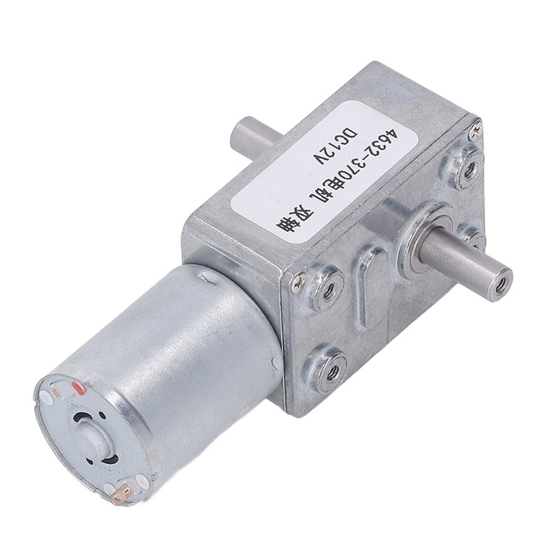 Double Shaft Gear Motor Self Locking CW CCW Aluminum Alloy