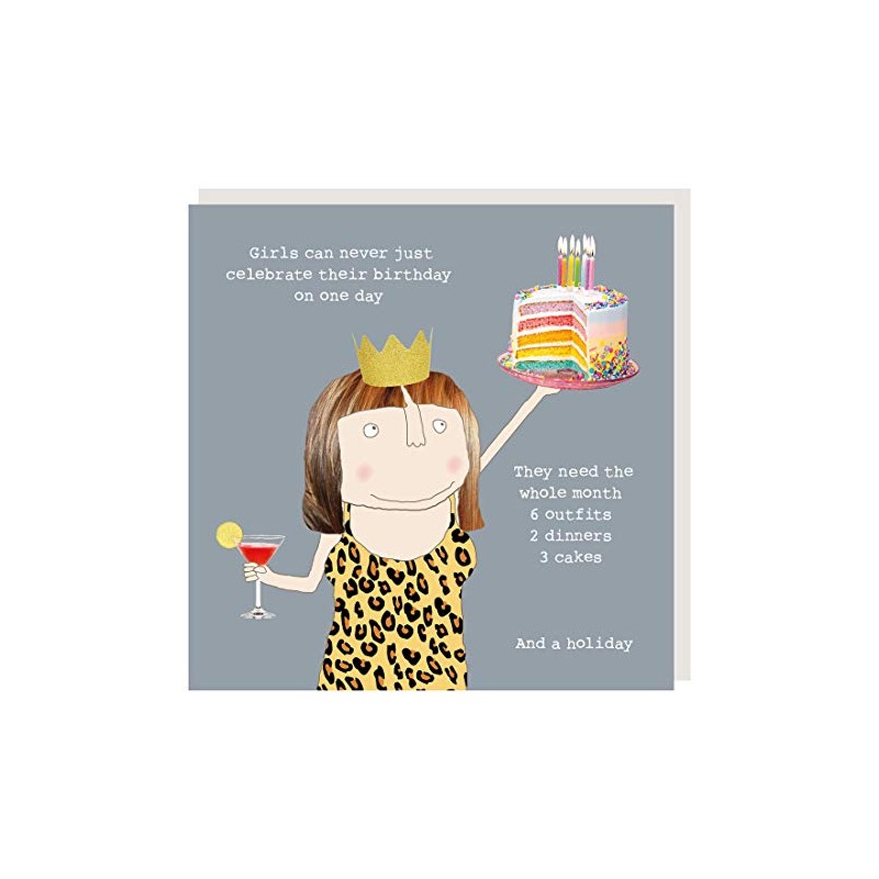Girls Birthday Celebration Cards by Rosie Made A Thing (GF190)