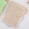 20 Piezas Bolsa De Sisal Exfoliante Para Jabón Baño Ducha