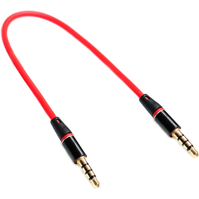 Audio Fan Audio Cable 3.5mm 4 Pole Straight Type Gold