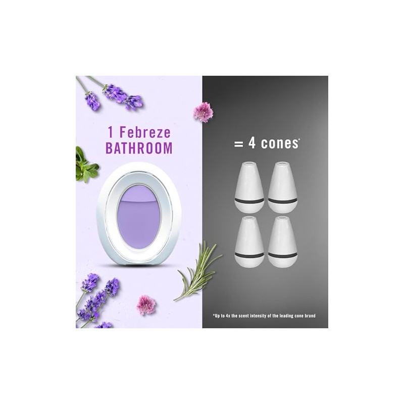 Febreze Light Small Spaces Light Ambientador de lavanda, 7,5 ml,