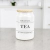 Purely Home Minimalist Ceramic Coffee Canister - Simplistic Black &