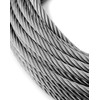 QWORK Heavy-Duty 3/8" x 100' Wire Rope Steel Core Winch