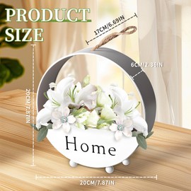 soleim Artificial Succulent Plant Hanging Flowerpot,Wall Hanging Planters with Lanyard for Bedroom, Living Room Wall Plants Decor(1)