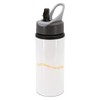 New Spirit Original Just keep running yellow text water bottle