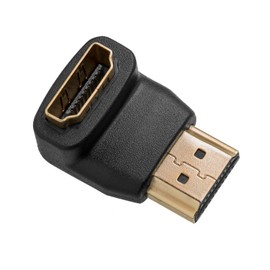 Betron HDMI to HDMI Angle Adapter – 90 Degree Left Angle Connector, 4K UHD Compatible, Gold-Plated for TV, Monitor, Gaming, and Home Theater