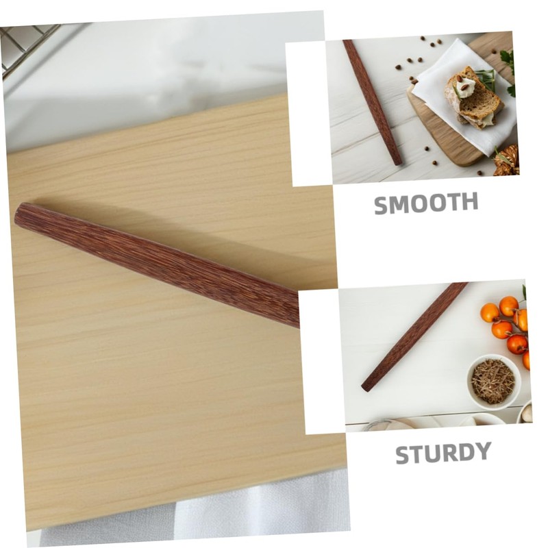 ULTECHNOVO 2pcs Wooden Rolling Pin Dough Rollers for Baking Ergonomic