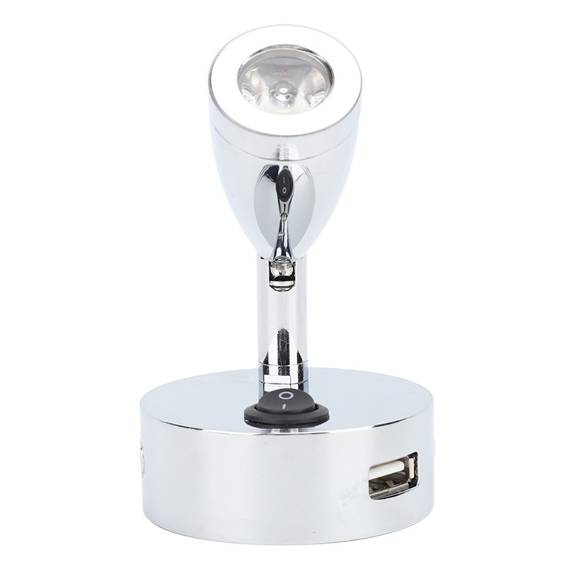 DC10‑30V LED RV Bedside Lamp Aluminum Alloy High Brightness RV