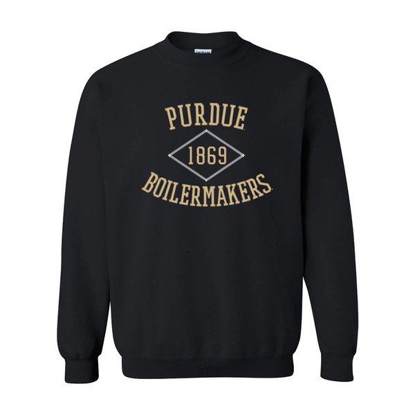 AW1107 - Purdue Boilermakers Stitch Arch Crew Sweatshirt - X-Large