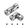 sourcing map 2pcs Universal Joint Shaft Coupling, 3mm to 3mm